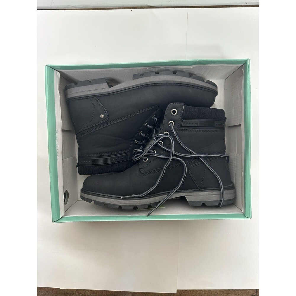 Jessica Cline Black Lace-Up Ankle Boots Women’s Size 8M – Stylish & Durable